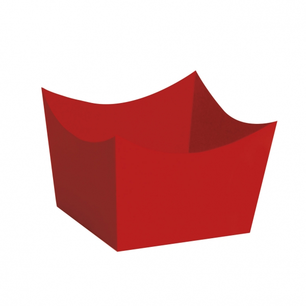 24 Forminhas para Doce Cachepot Vermelho