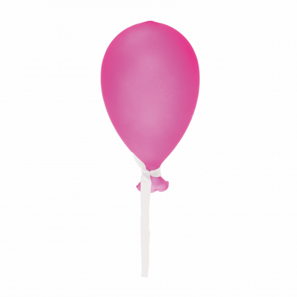 Balão de Vidro Fosco Rosa