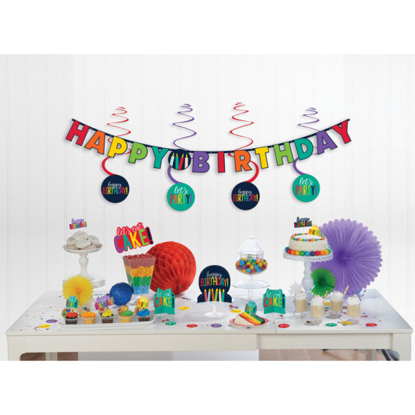 Kit Decoração Happy Birthday Kit Decoração Happy Birthday