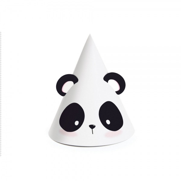 8 Mini Chapéus Panda