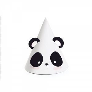 8 Mini Chapéus Panda