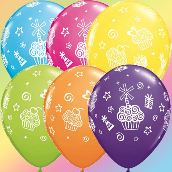 Unidade Balão Cupcakes e Presentes