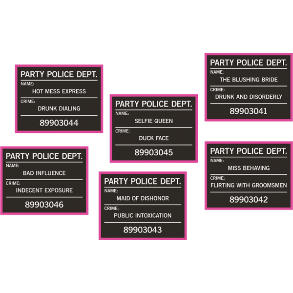 Adereços para Fotografias Mugshots