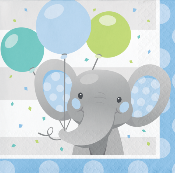 Guardanapos Pequenos Elefante Menino