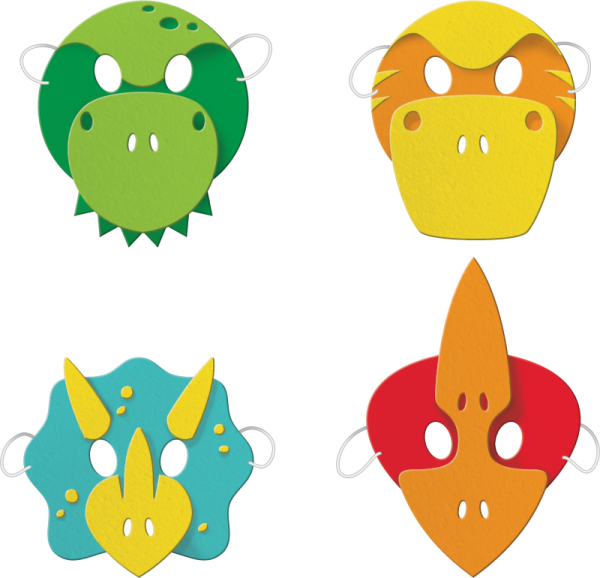 Máscaras Dinossauros
