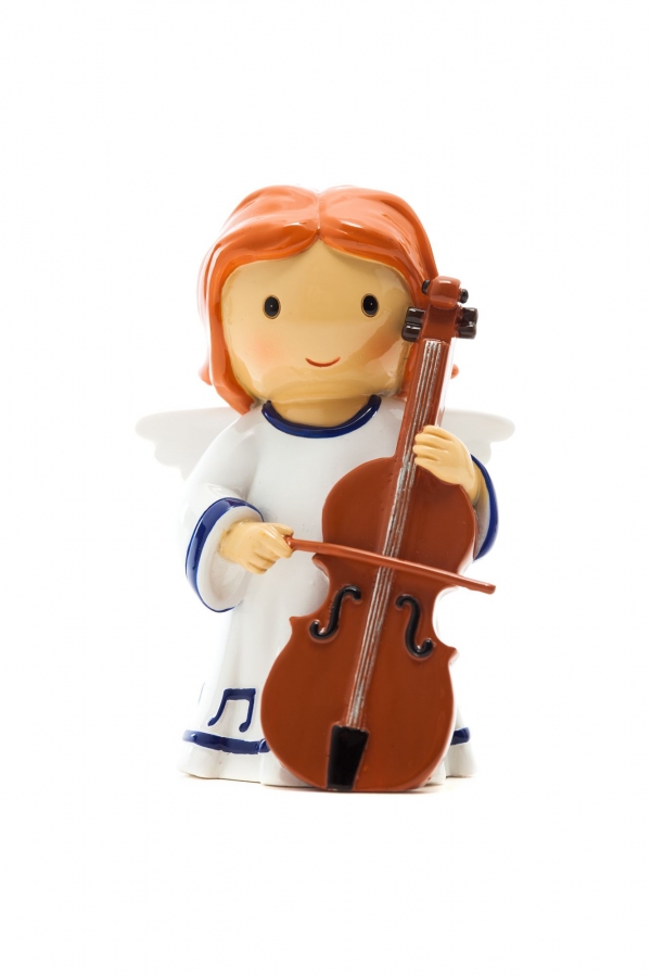 Figura Anjo Setembro Violoncelo