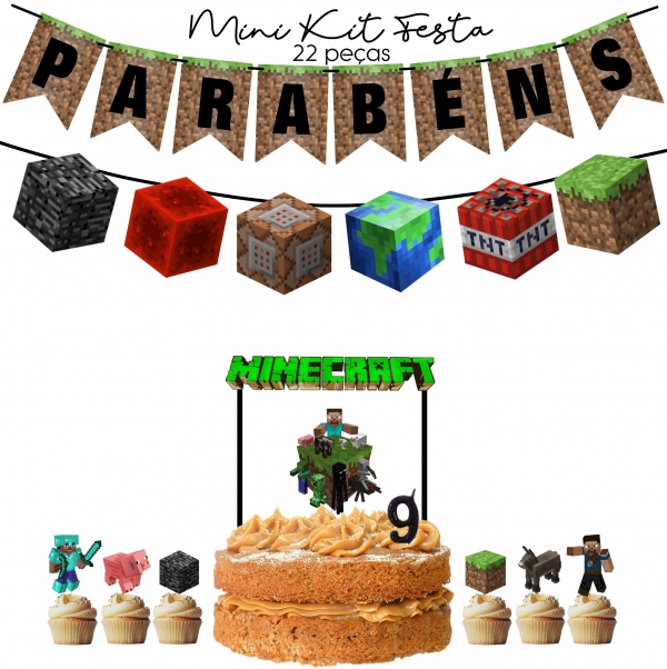 Kit de Festa Minecraft