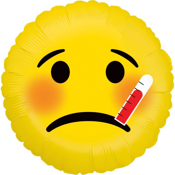 Balão Emoji Doente