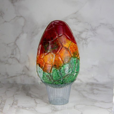 Forma Especial 3 Partes - Ovo Texturizado Dinossauro 350g