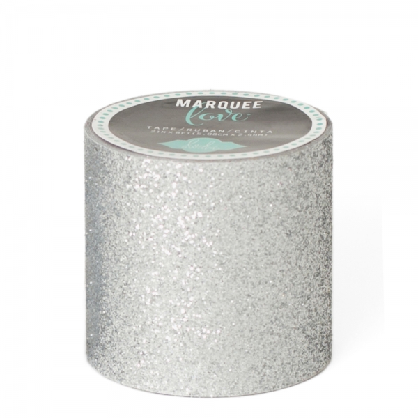 Washi Tape Glitter Prateado