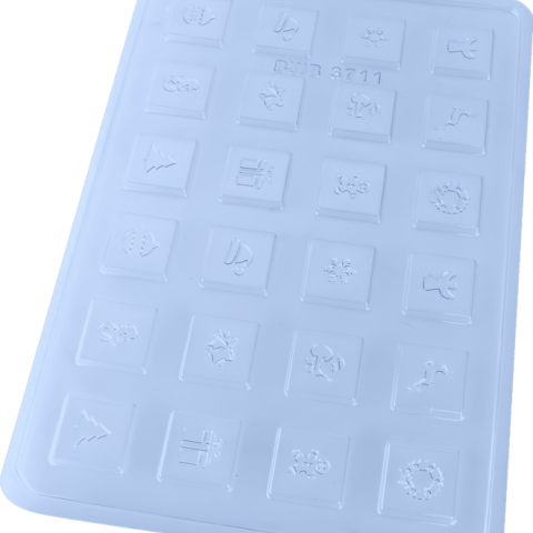 Forma Simples - Tabletinho Quadrado Natal