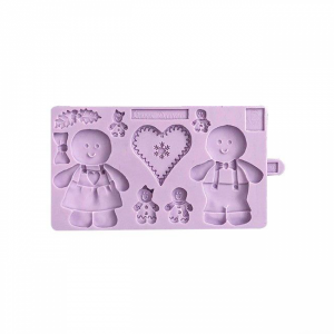 Molde Silicone Gingerbread Cookie