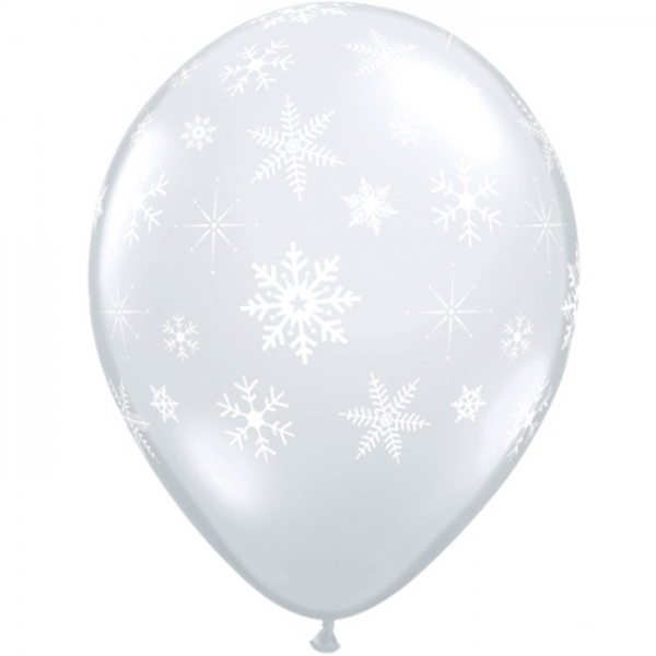 Unidade Balão Transparente com Flocos de Neve