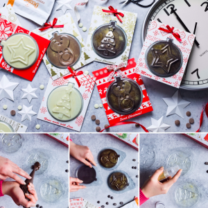 Kit Postais de Natal Chocolate