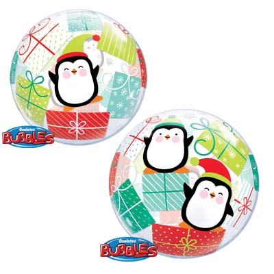 Balão Bubble Pinguins