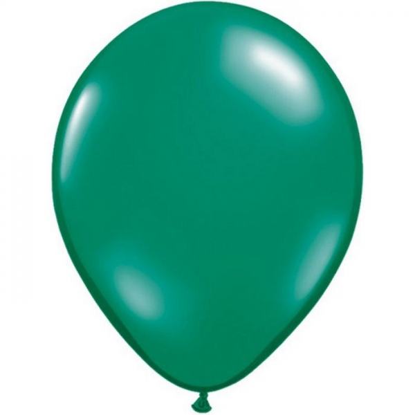 Unidade Balão Qualatex Verde Esmeralda Transparente