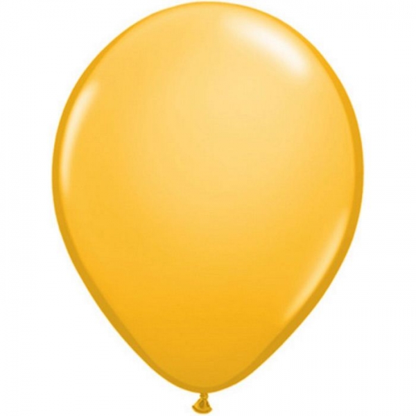 Unidade Balão Qualatex Amarelo Torrado