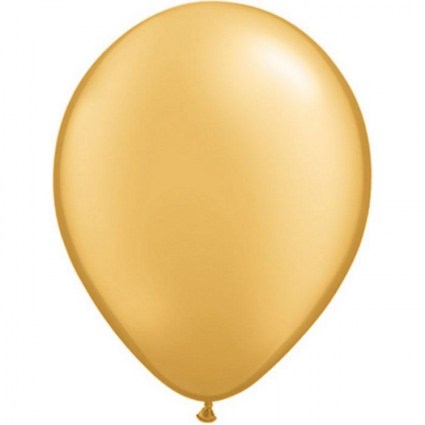 Unidade Balão Qualatex Dourado Metalizado