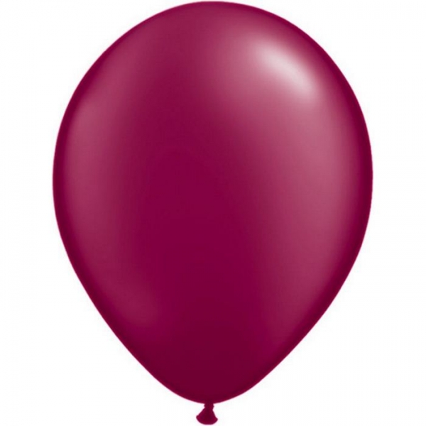 Unidade Balão Qualatex Burgundy Pérola