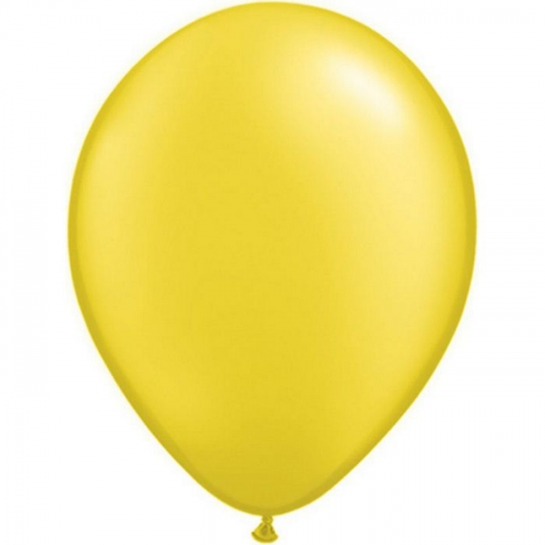 Unidade Balão Qualatex Amarelo Pérola