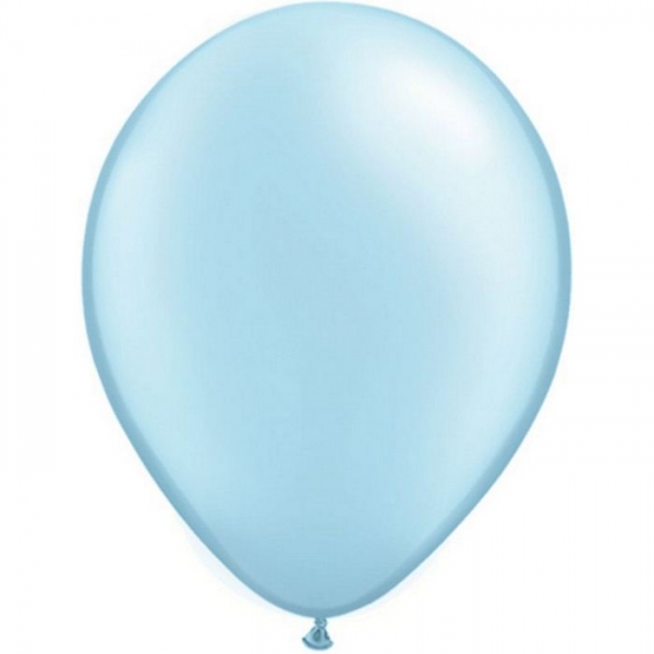 Unidade Balão Qualatex Azul Claro Pérola