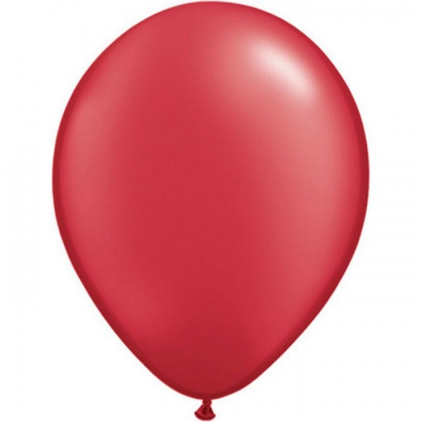 Unidade Balão Qualatex Vermelho Pérola