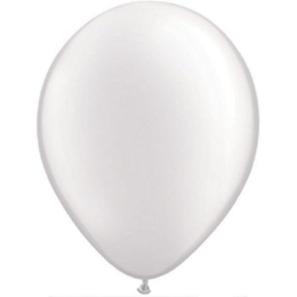 Unidade Balão Qualatex Branco Pérola 16