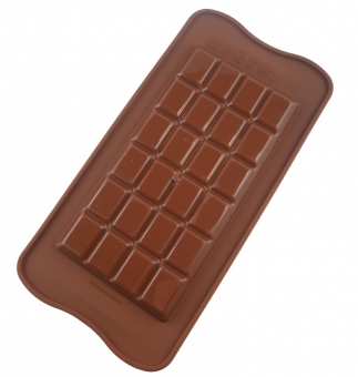 Molde de Silicone Tablete de Chocolate