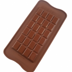 Molde de Silicone Tablete de Chocolate