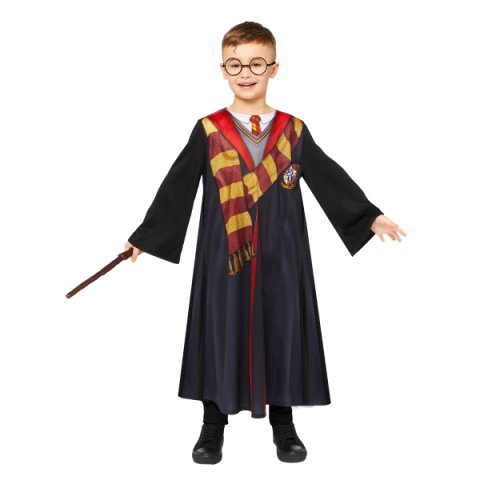 Fato Manto Harry Potter - 8-10 Anos
