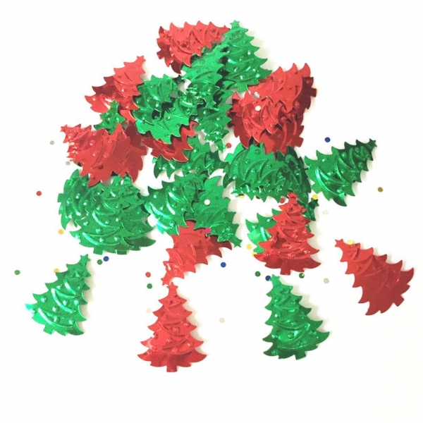 Confetti Árvores de Natal
