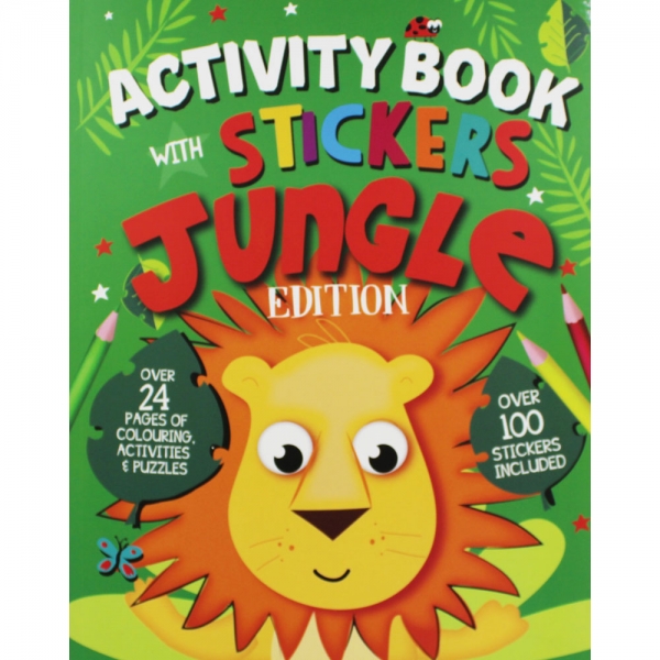 Livro de Actividades com Autocolantes Selva