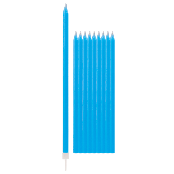 Velas Altas 15,5cm Turquesa