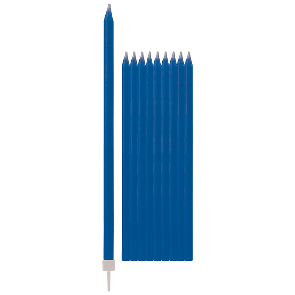 Velas Altas 15,5cm Azul Real