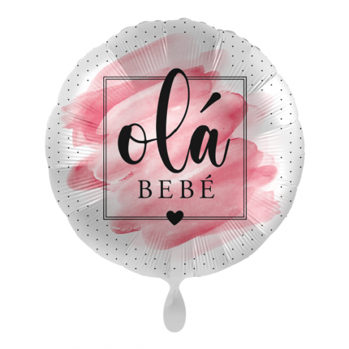 Balão Olá Bebé Rosa