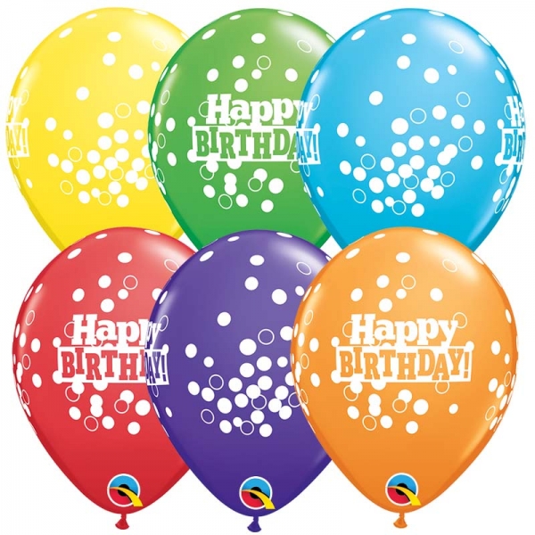 Unidade Balão Latex Happy Birthday