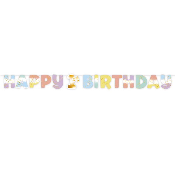 Faixa Happy Birthday Colorida Faixa Happy Birthday Colorida