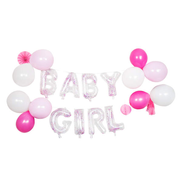 Kit Decoração com Balões Baby Girl