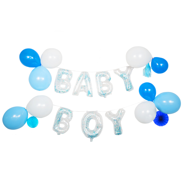 Kit Decoração com Balões Baby Boy