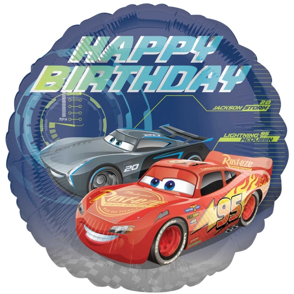 Balão Cars Happy Birthday Balão Cars Happy Birthday