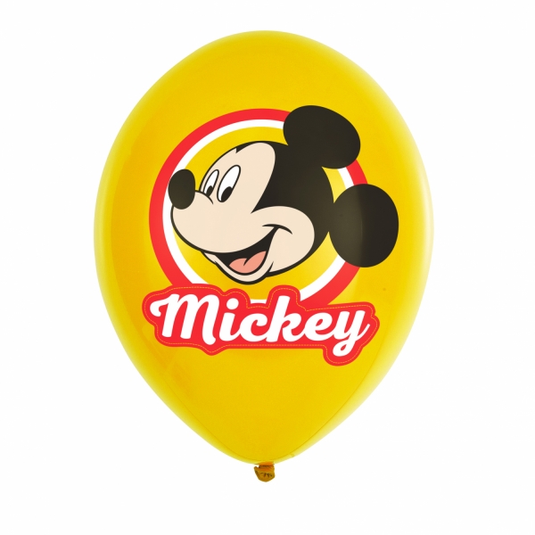 6 Balões Latex Sortidos Mickey 6 Balões Latex Sortidos Mickey
