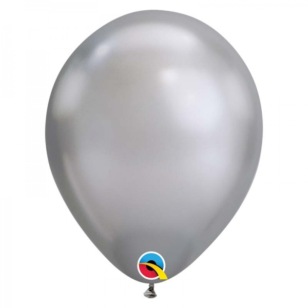 Unidade Balão Qualatex Chrome Prata