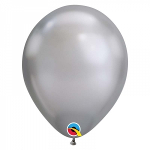 Unidade Balão Qualatex Chrome Prata