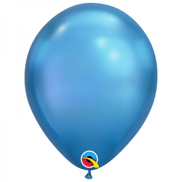 Unidade Balão Qualatex Chrome Azul