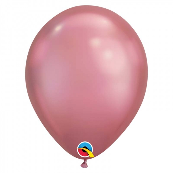 Unidade Balão Qualatex Chrome Rosa