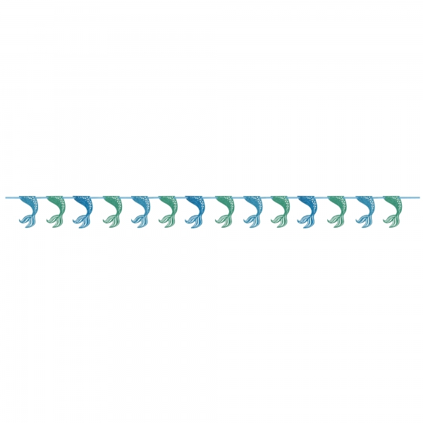 Banner Cauda de Sereia Glitter Banner Cauda de Sereia Glitter