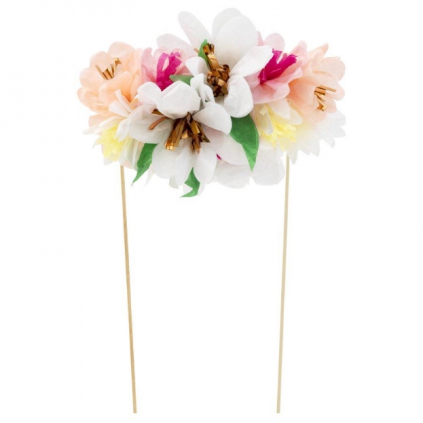 Topo de Bolo Flores Topo de Bolo Flores