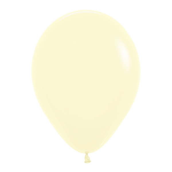 Unidade Balão Matte Pastel Amarelo