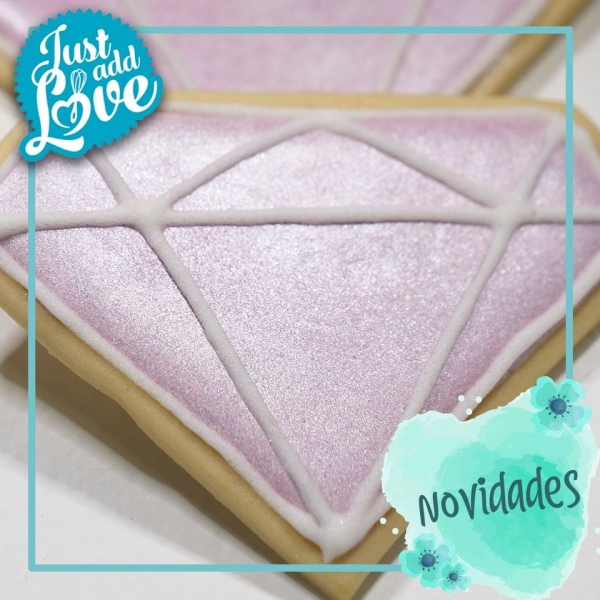 Preparado para Glacê Diamante 70g Rosa