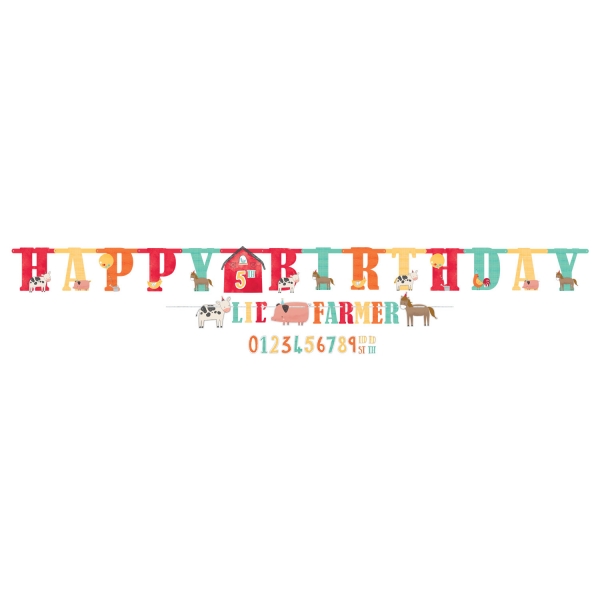 Faixa Happy Birthday Quinta